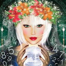 Схема вышивки «ведунья»