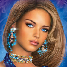 Схема вышивки «портрет»