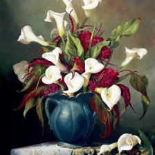 Схема вышивки «calle»