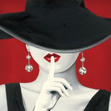 Схема вышивки «женский образ»