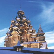 Схема вышивки «Кижи»