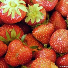 Схема вышивки «клубника»