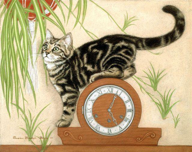 кошкино время - котики.часы - оригинал