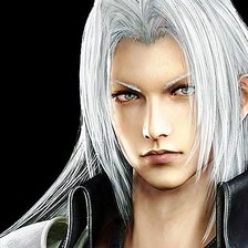 парень с белыми волосами