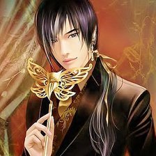 Схема вышивки «парень с маской»