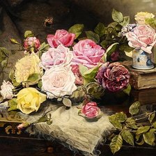 Схема вышивки «roze»