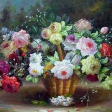 Схема вышивки «roze»