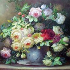 Схема вышивки «roze»