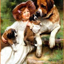 Схема вышивки «друзья»