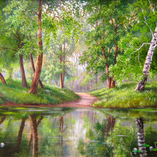 летний пейзаж