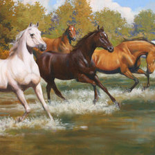 Схема вышивки «лошади»