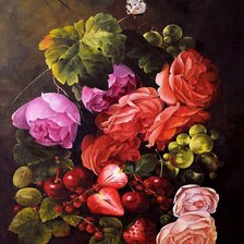 Схема вышивки «Цветы и ягоды»