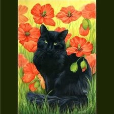 Схема вышивки «серия "Кошки" 18»