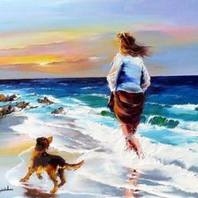 Схема вышивки «По кромке прибоя»