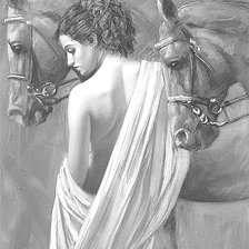 Схема вышивки «Женский образ»