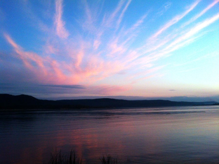 закат - природа, вода - оригинал