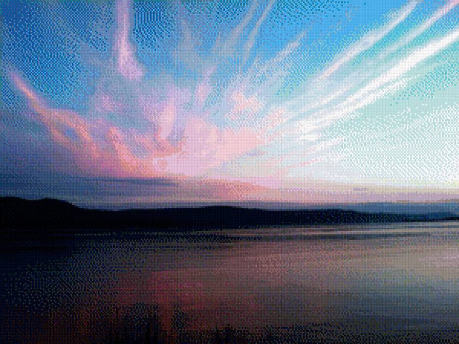 закат - природа, вода - предпросмотр