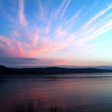 Схема вышивки «закат»