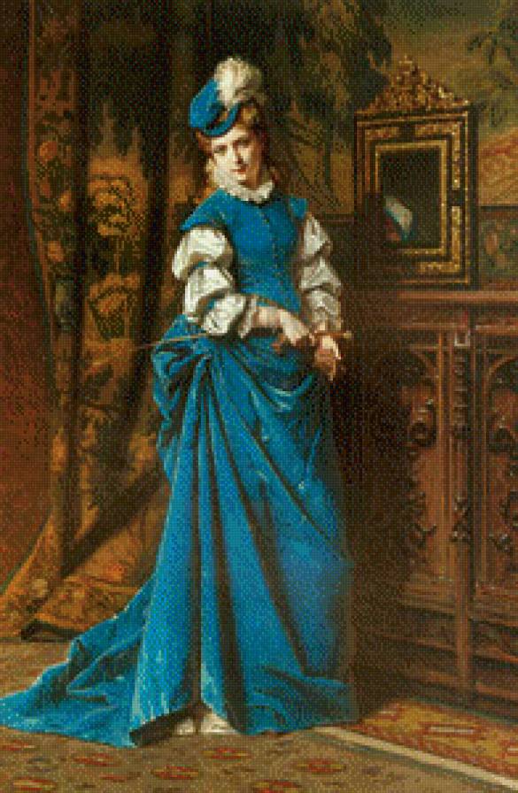 Голубая Женщина - девушки - предпросмотр