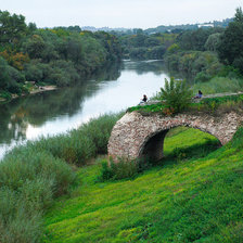 Схема вышивки «Днепр в Смоленске»