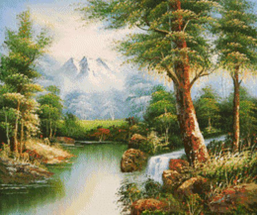 горный пейзаж - пейзаж - предпросмотр