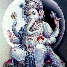 Схема вышивки «ганеша»