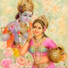 Схема вышивки «кришна и радха»