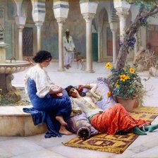 Схема вышивки «гарем»