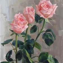 Схема вышивки «розовая нежность»