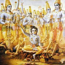 Схема вышивки «Кришна»