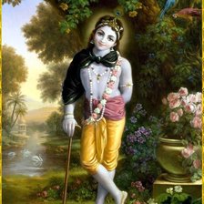 Схема вышивки «Кришна»