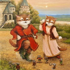 Схема вышивки «Кошкины танцы»