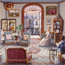 Схема вышивки «Неизвестный художник»