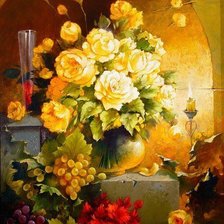 Схема вышивки «Цветы»