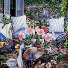 Схема вышивки «В саду»