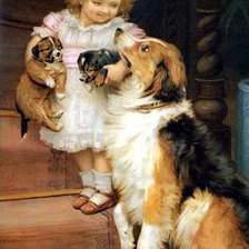 Схема вышивки «Друзья»