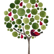 Схема вышивки «дерево»