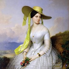 Дама в шляпе