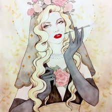 Схема вышивки «Красота женщины»