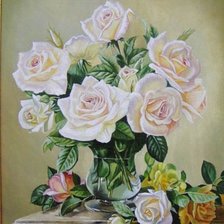 Схема вышивки «Розы»