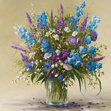 Схема вышивки «Весенний букет»