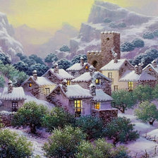 Схема вышивки «Майский снег»