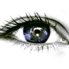 Схема вышивки «глаз»