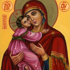 Схема вышивки «икона»