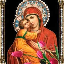 Схема вышивки «икона»