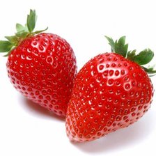 Схема вышивки «клубничка»