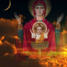 Схема вышивки «икона»