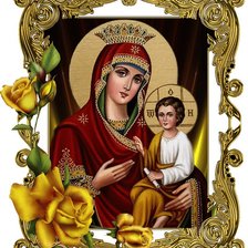 Схема вышивки «икона»