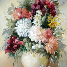 Схема вышивки «букет»