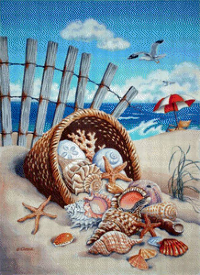 морской пейзаж - предпросмотр